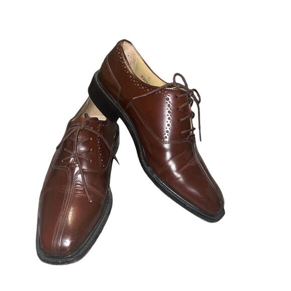 ✨Stacy Adam’s Brown Leather Comfort Plus Sz 9 Oxfords✨ - Picture 1 of 8